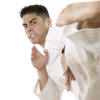 Man Karate Kick