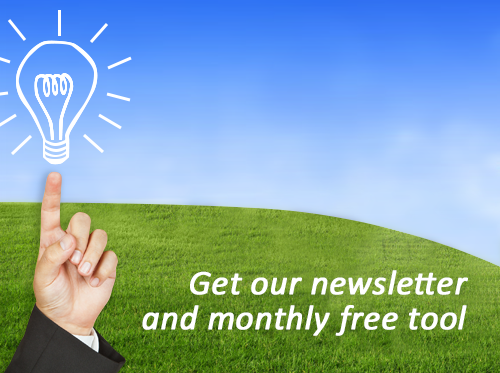 Hand pointing at lightbulb for Free Coaching Tools