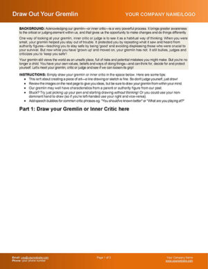Gremlin Coaching Exercise Page 1