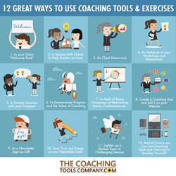 12 Ways to Use Coaching Exercises and Tools INFOGRAPHIC