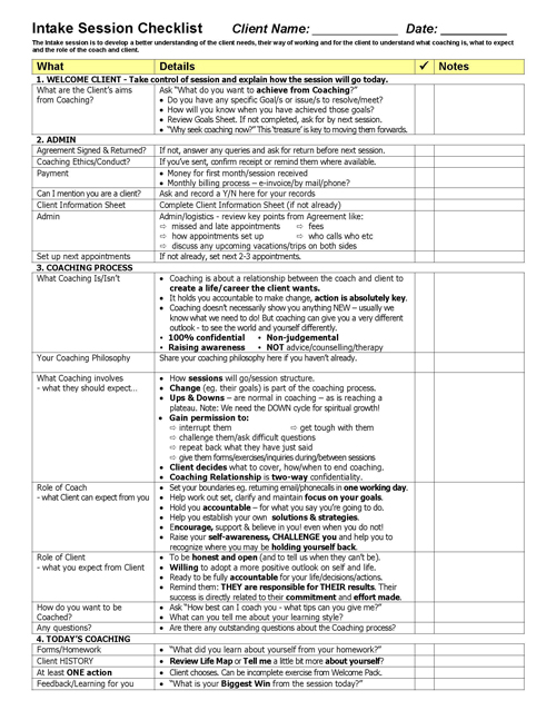 Welcome Pack Toolkit Coaching Tools From The Coaching