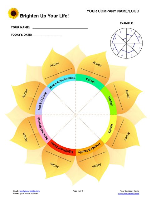 Brighten Up Your Life Coaching Program Exercise Page 1