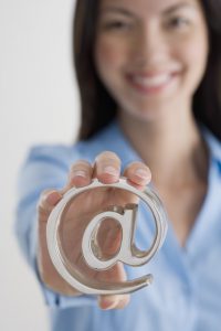 Woman Holding At Sign