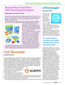 Coaching Program Template Review in choice Magazine