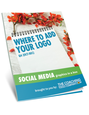 Social Media Graphics for Coaches WHERE ADD LOGO (Q4)