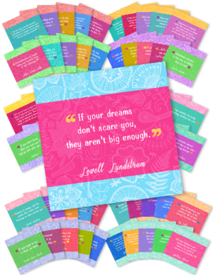 65 Graphics - Each with an Inspirational Daily Quote (Q1)