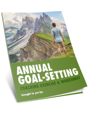 Annual Goal-Setting Worksheet 3D image