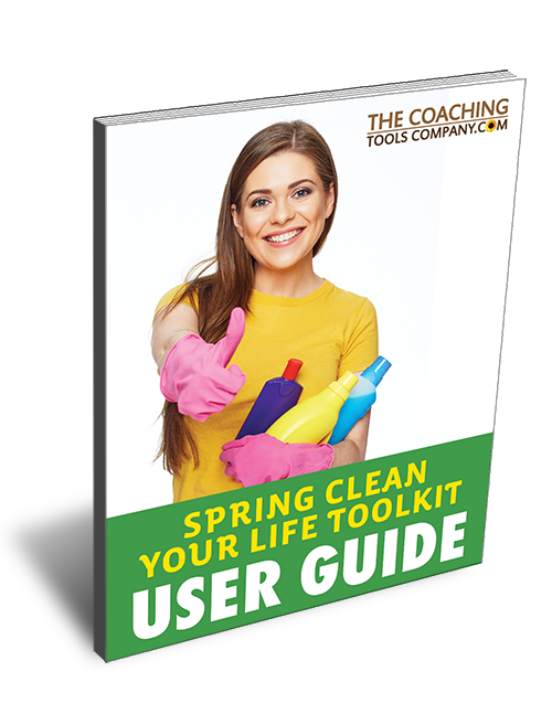 Spring Clean Your Life Exercises Toolkit 3D User Guide Cover Image