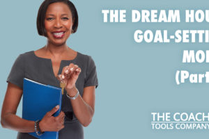 Happy Coach Holding Key to Client's Dream Goals