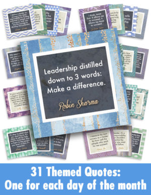 Leadership Quotes - all 31 as Graphics