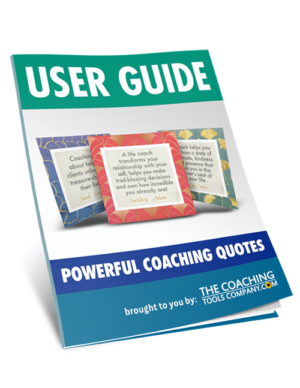 Power of Coaching Quotes User Guide 3D Image