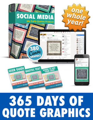 Product Image for Full Year of Social Media Quote Graphics