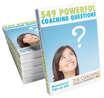 549 Powerful Coaching Questions FREE Ebook in a stack