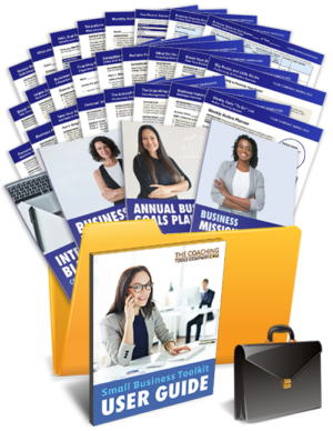 Small Business Coaching Tools Worksheets Templates Forms in a Toolkit