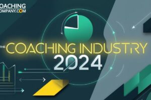 exciting image of graphs and charts representing the coaching industry trends of 2024