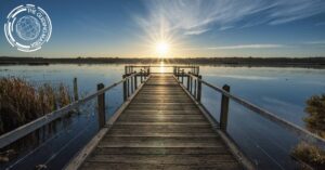 Open pathway with light ahead, symbolising freedom and direction.
