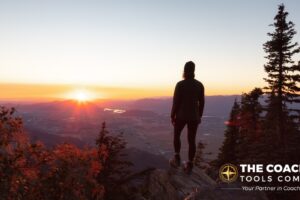 Person looking outwards in reflection
